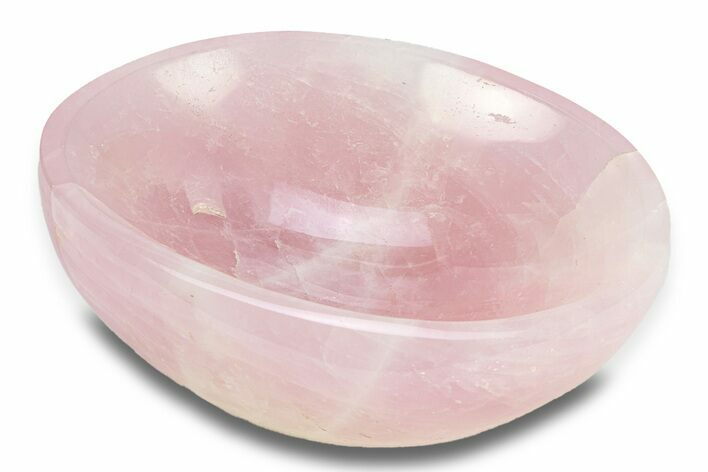 Polished Rose Quartz Bowl #283548